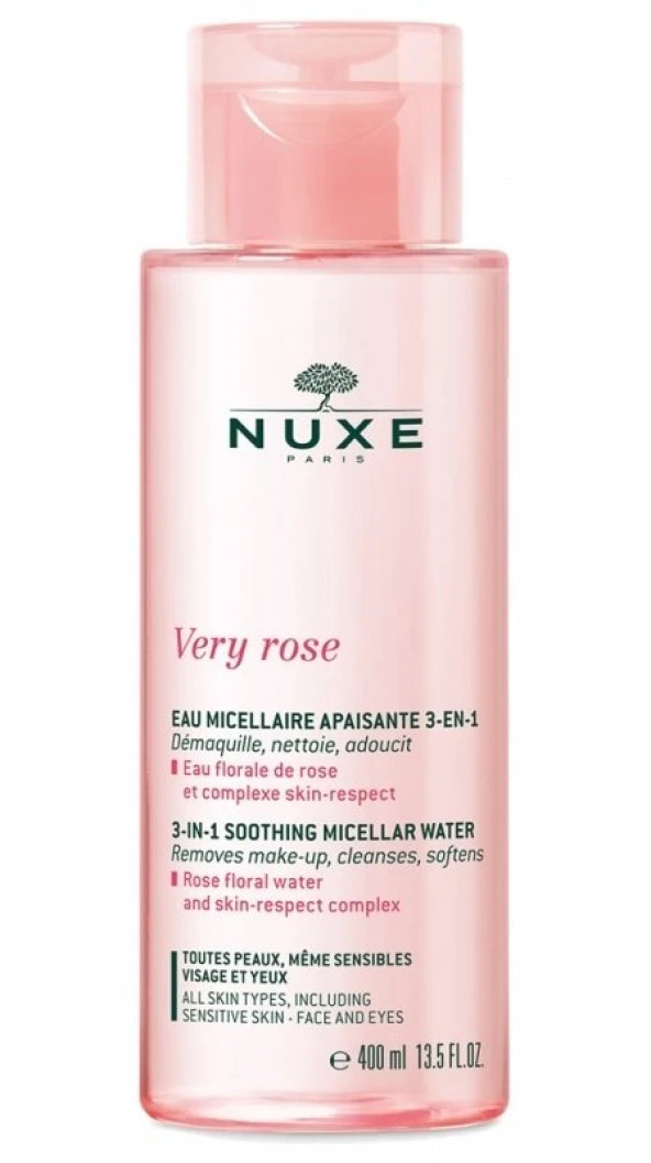 Nuxe Very Rose 3 in 1 Temizleme Suyu 400 ml