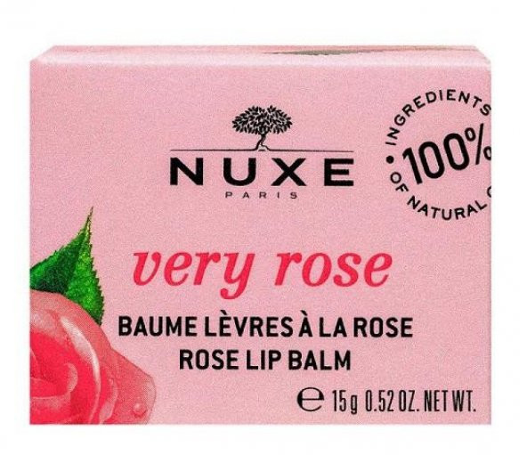 Nuxe Very Rose Lip Balm 15g Dudak Balmı