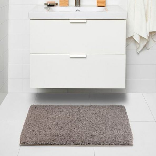 Banyo Paspası Bej Renk IKEA ,Mikrofiber 60x90 cm Banyo Halısı