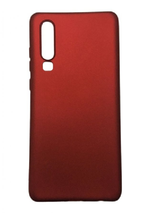 Huawei P30 Silikon Kılıf (Kırmızı)