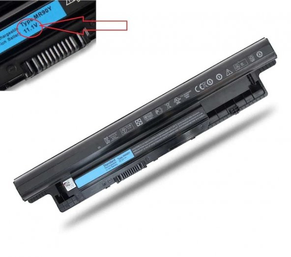 Dell inspron 14 3421 14 3437 14 5421 Notebook Bataryası, Pili - 6 Cell (11.1V) - Resim 3