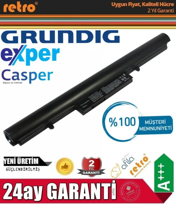 Grundig 1567 B1 i3 Notebook Bataryası - Pili Siyah - 2
