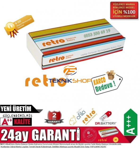 Asus A42, A52, K42, K52, N82, A32-K52 Notebook Bataryası - 6 Cell - 2