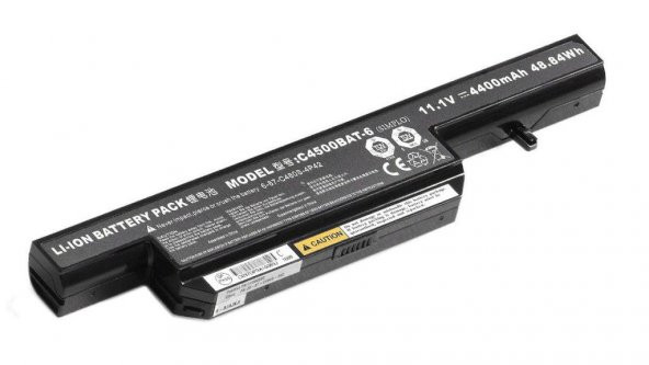Exper C4500, C4500BAT-6, 6-87-C480S-4P4 Notebook Bataryası