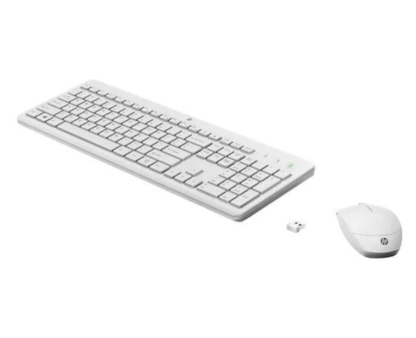 HP 230 Kablosuz Set Beyaz (3L1F0A) - 2