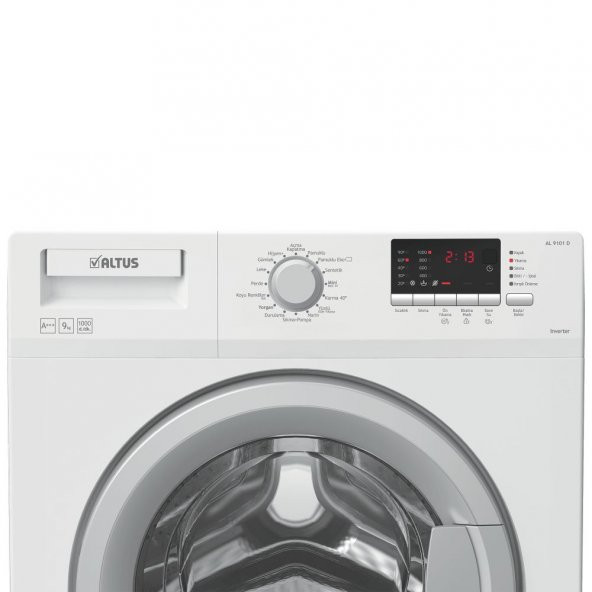 Altus AL-9103 D 1000 Devir 9 KG çamaşır Makinesi - Resim 2