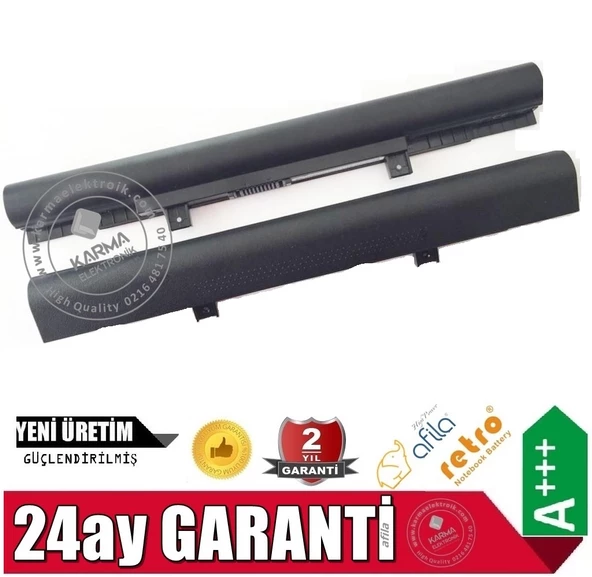 Casper Nirvana C300.3710-4C05 Notebook Bataryası - Pili (Siyah)