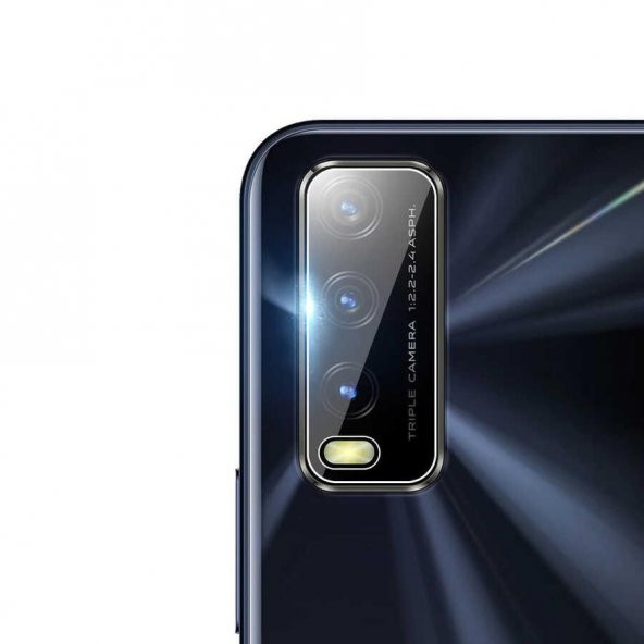 ECRMOBILE Vivo Y20S Nano Cam Kamera Lens Koruyucu (2 Adet) - 2