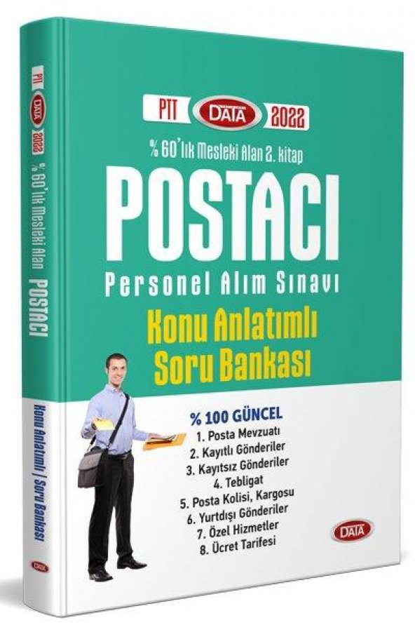 2022 PTT Postacı Personel Alımı Mesleki Alan 2. Kitap Konu Anlatımlı Soru Bankası Data Yayınları