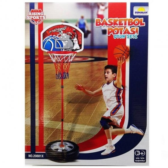 Sunman Rising Sports Ayaklı Basketbol Potası - 3