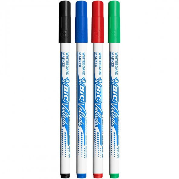 Bic Silinebilir Beyaz Tahta Kalemi Mavi Kırmızı Siyah Yeşil Tahta Kalemi Seti - 4