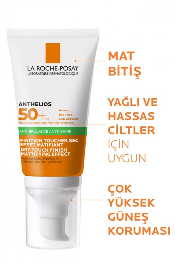 La Roche-Posay Anthelios Dry Touch Gel-Cream Spf 50+ 50 ml Parlama Karşıtı Güneş Kremi - 3