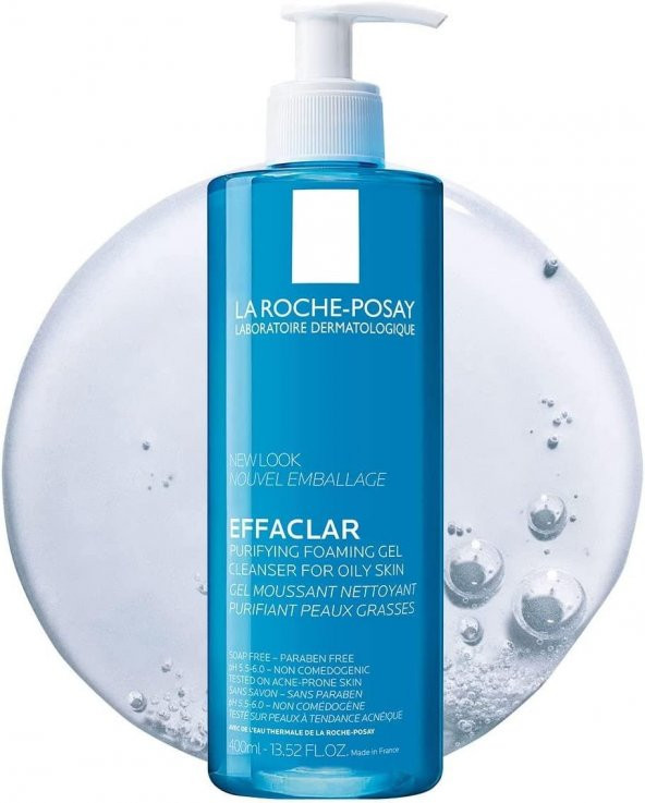 La Roche-Posay Effaclar Gel 400 ml Yüz Temizleme Jeli - 4