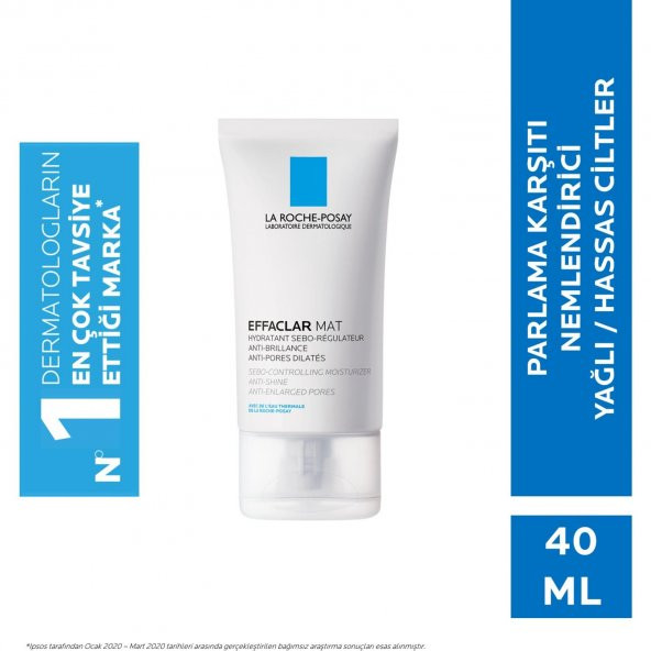 La Roche Posay Effaclar Mat Parlama Karşıtı Nemlendirici 40 Ml
