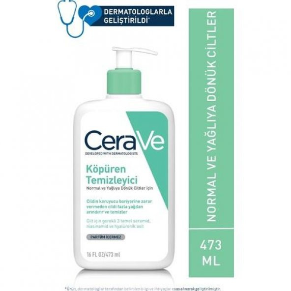 CeraVe Foaming Cleanser Köpüren Temizleyici 473 ml