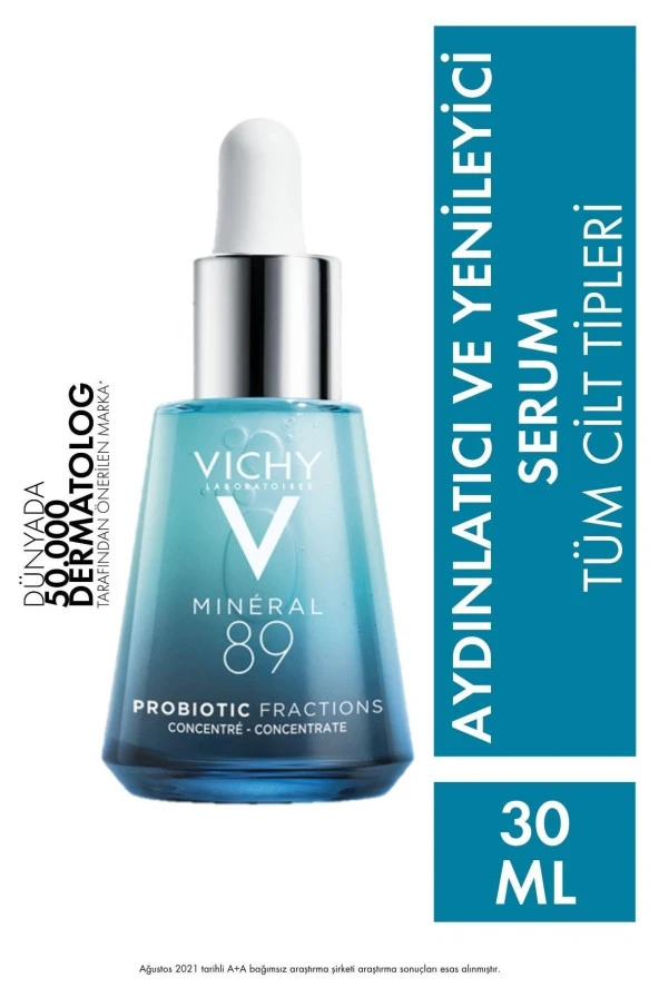 Vichy Mineral 89 Aydınlatıcı ve Yenileyici Serum 30 ml