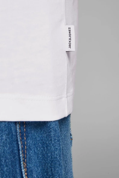 JACK JONES Erkek Bisiklet Yaka Tişört 12156101 - Resim 6