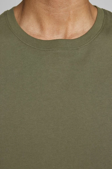 JACK JONES Erkek Bisiklet Yaka Tişört 12156101 - Resim 5