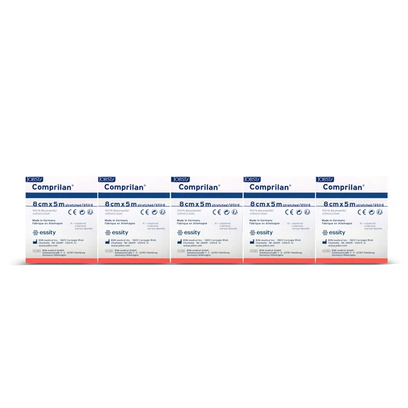Jobst Comprilan 8cm x 5m Ten Rengi Kısa Germe Kompresyon Bandajı - Resim 3
