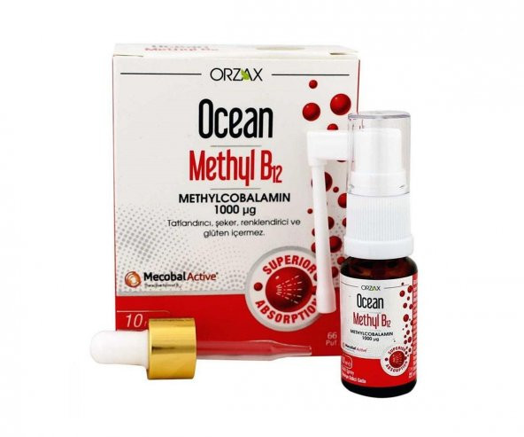 Orzax Ocean Methyl B12 10 ml - Takviye Edici Gıda
