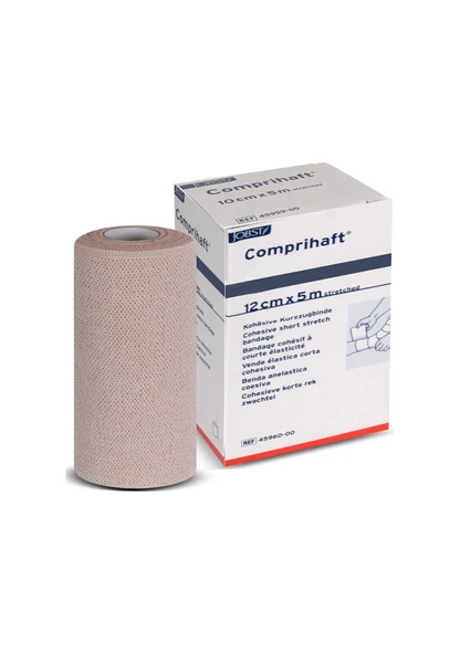 Jobst Comprihaft 12cm x 5m Kendinden Yapışkanlı Kısa Germe Kompresyon Bandajı