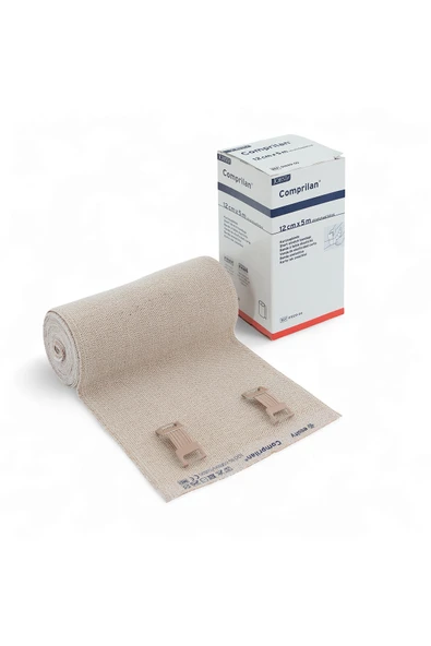 Jobst Comprihaft 12cm x 5m Kendinden Yapışkanlı Kısa Germe Kompresyon Bandajı ürün görseli 1