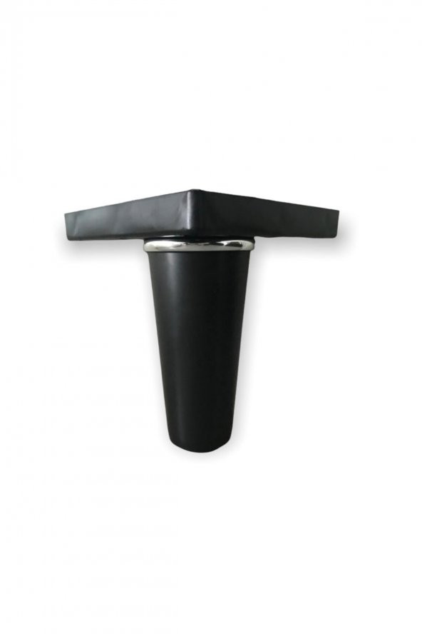 Mobilya Koltuk Ayağı Baza Çekyat Chester Oturma Grubu Ayağı Siyah 12 Cm 1 Adet