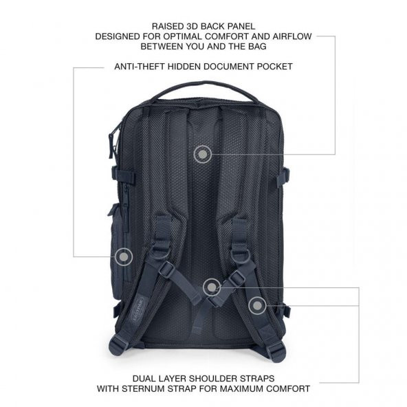 Eastpak Tecum M CNNCT Marine Notebook Laptop Sırt Çantası EK91DO16 - 7