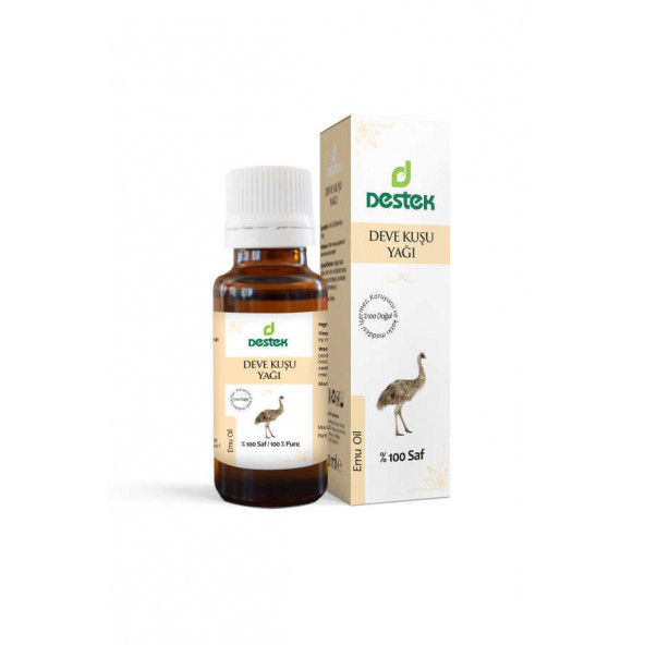 Destek Deve Kuşu Yağı 20 ML-%100 Saf