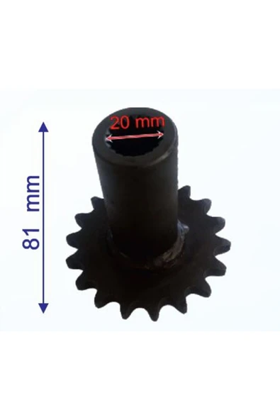 Atv Ön Dişli 428-18T İç 20Xuzunluk 81Xtm Öm