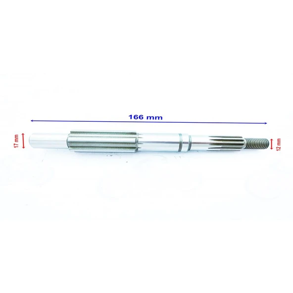 Atv Md250 Ara Şanzıman Çıkış Mili 17-166X6 Kanallı Öm