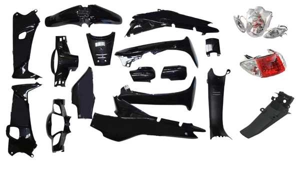 Cup Kh Kaporta Seti Siyah Far-Stop Dahil 20 Parça ürün görseli 1