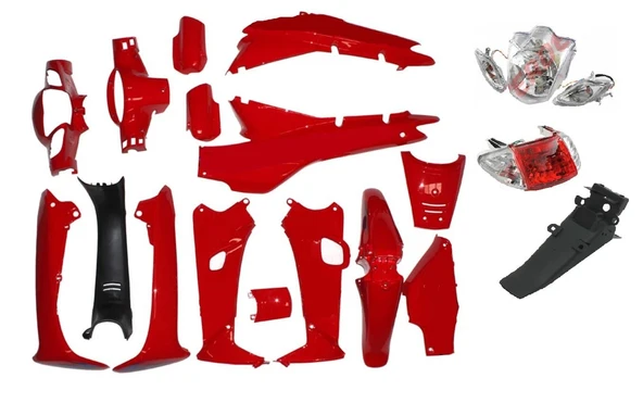 Kh Kaporta Seti Kırmızı Far-Stop Dahil 20 Parça ürün görseli 1