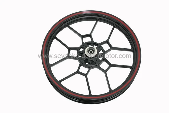 Mondial 150-180 Z-One S Ön Jant Kırmızı Siyah Orj