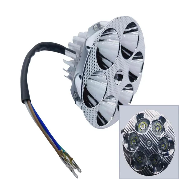 Far Atomu Yuvarlak İç 6 Led Li - Resim 2