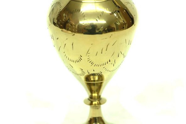 himarry Vazo Düz Model Tamamı Pirinç Dekoratif Hediyelik - 2