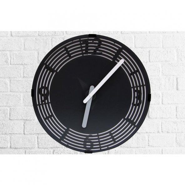 himarry Saat Hareketli Roma Rakamlı Duvar Saati Dekoratif Hediyelik - 2