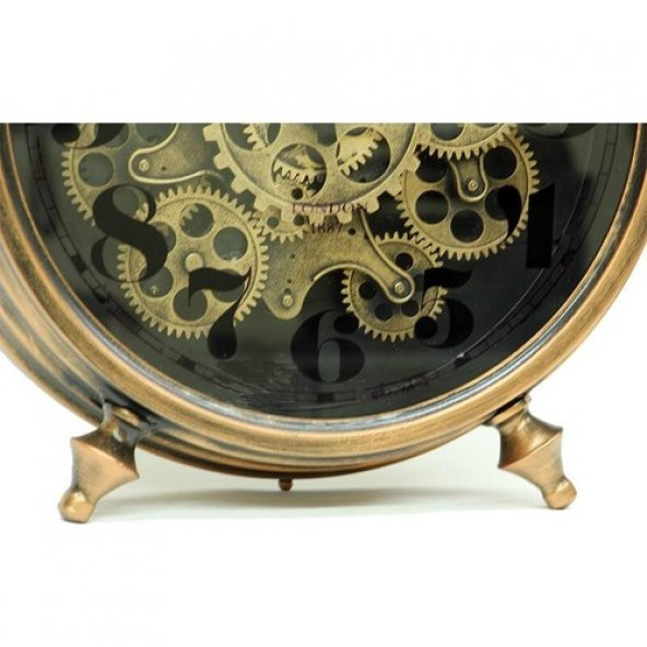 himarry Saat Çarklı Masa Saati Dekoratif Ev Ofis Hediyelik - 2