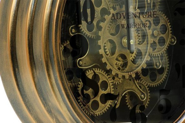 himarry Saat Çarklı Masa Saati Dekoratif Ev Ofis Hediyelik - 7