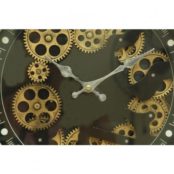 himarry Saat Çarklı Duvar Saati Dekoratif Ev Ofis Hediyelik - 3