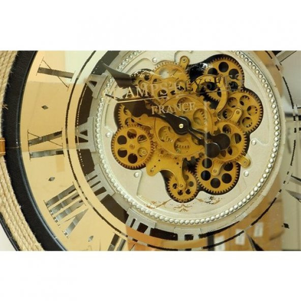 himarry Saat Çarklı Askılı Duvar Saati Dekoratif Ev Ofis Hediyelik - 2