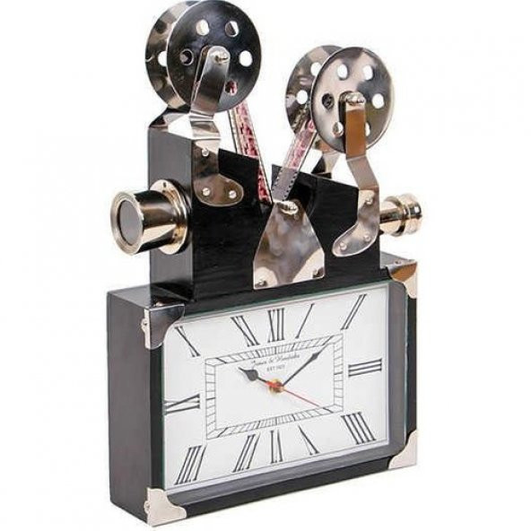 himarry Saat Projektör Alüminyum Vintage Dekoratif Ev Ofis Hediyelik - 2