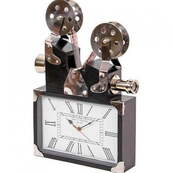 himarry Saat Projektör Alüminyum Vintage Dekoratif Ev Ofis Hediyelik - 3