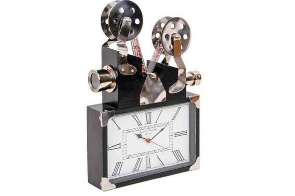 himarry Saat Projektör Alüminyum Vintage Dekoratif Ev Ofis Hediyelik - 7