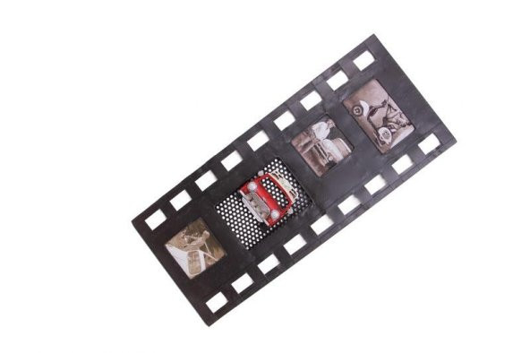 himarry Dekoratif Metal Çerçeve Film Şeridi Temalı Dörtlü