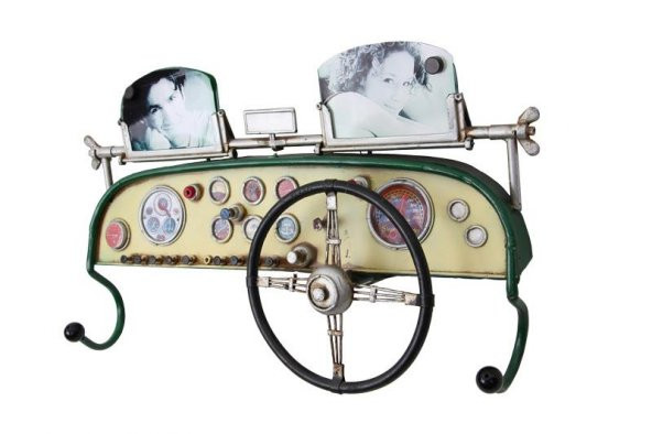 himarry Dekoratif Metal Askı Çerçeveli ve Araba Konsolu Temalı Hediyelik