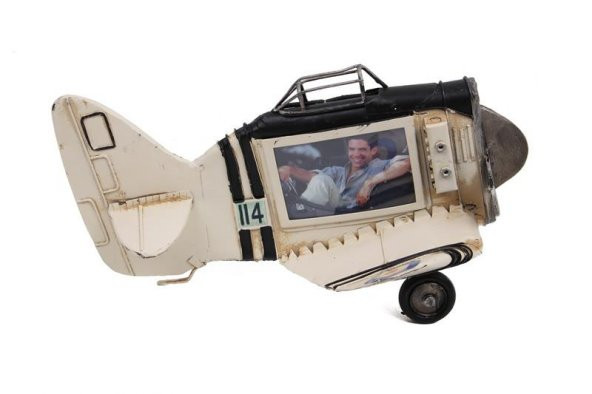 himarry Uçak Çerçeve Vintage Dekoratif Ev Ofis Hediyelik - 2