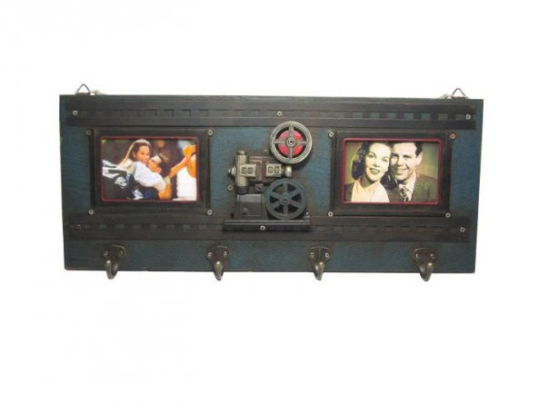 himarry Dekoratif Metal Askı Çerçeveli Sinema Temalı Hediyelik - 2