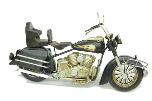 himarry Dekoratif Metal Motosiklet Vintage Chopper Ev Ofis Hediyelik
