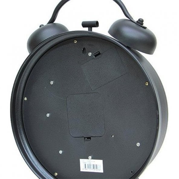 himarry Retro Masaüstü Metal Çarklı Saat Roma Rakamlı Köstek Modeli - 5